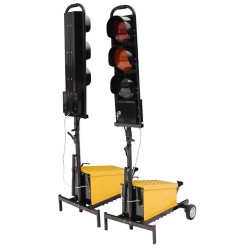 Semafoare mobile 3 lampi 200mm diametru Rosu-Galben-Verde